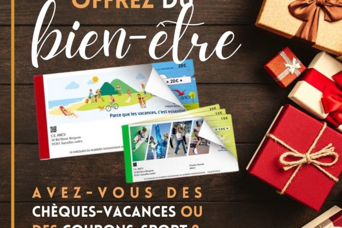 Utilisez vos chèques-vacances ANCV